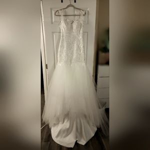 Mermaid Shape Lace Wedding Dress 👰🏼